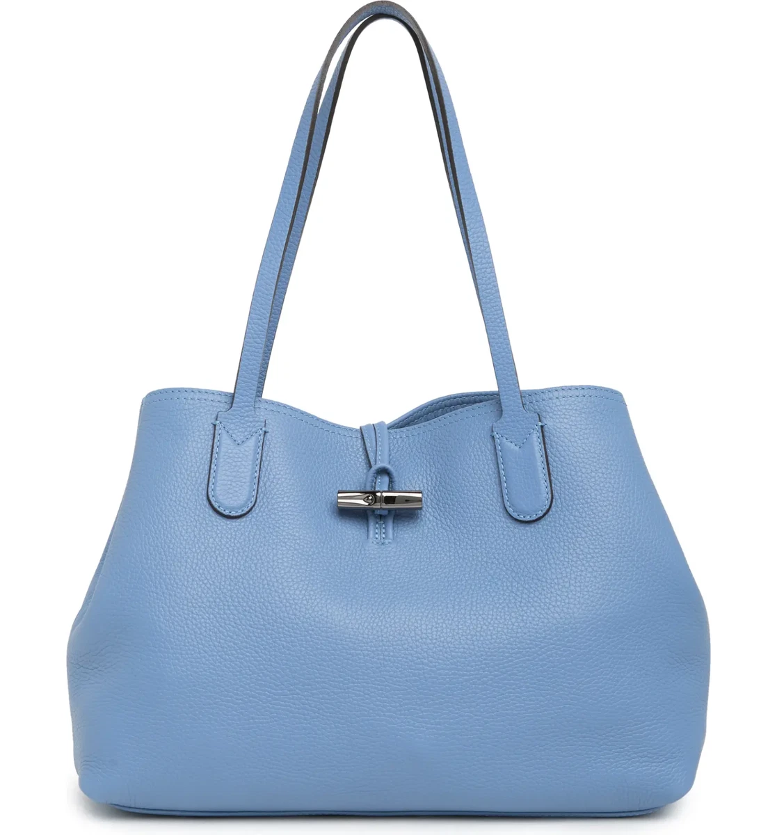 Shop Longchamp Medium Roseau Essential Leather Tote