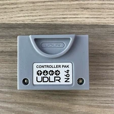 N64 UDLR Memory Card 256 KB Nintendo 64 Memory Pak
