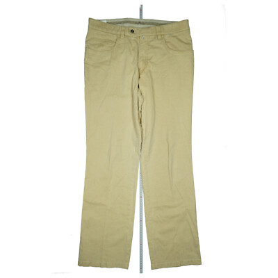 Luigi Morini men's chino pants stretch comfort straight size 24 W34 L32 beige New
