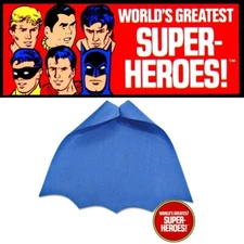 Mego Batman Cape Blue Fabric for World's Greatest Superheroes 8" Action Figure
