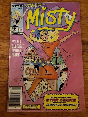 Misty #1 1985 Marvel Comics Comic Book Acceptable/ Readable Condition 