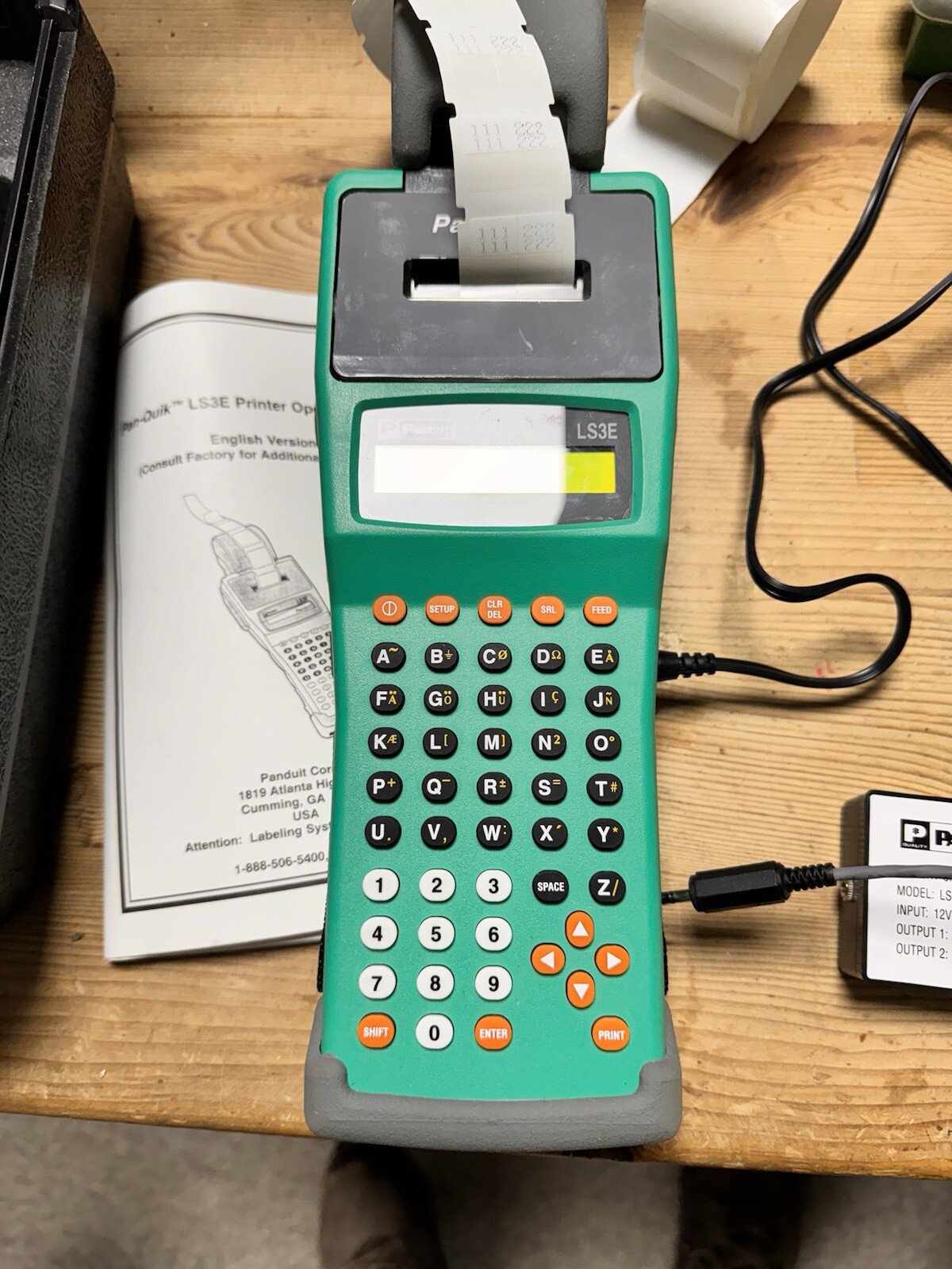 Panduit Wire Wrap Around Label Machine