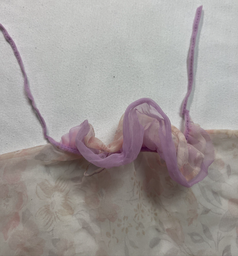 Vintage Barbie Dreamtime Floral Robe With Pink Strapless Nighty Gown - Picture 4 of 9
