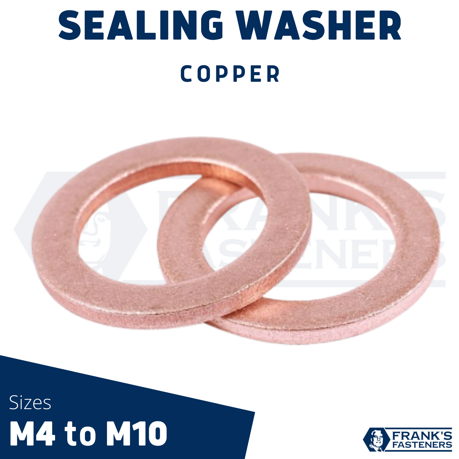 M4 M5 M6 M7 M8 M9 M10 Copper Sealing Washer Oil Seal Sump Washer eBay