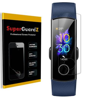 SuperGuardZ Clear FULL COVER Screen Protector Guard For Huawei Honor Band 5