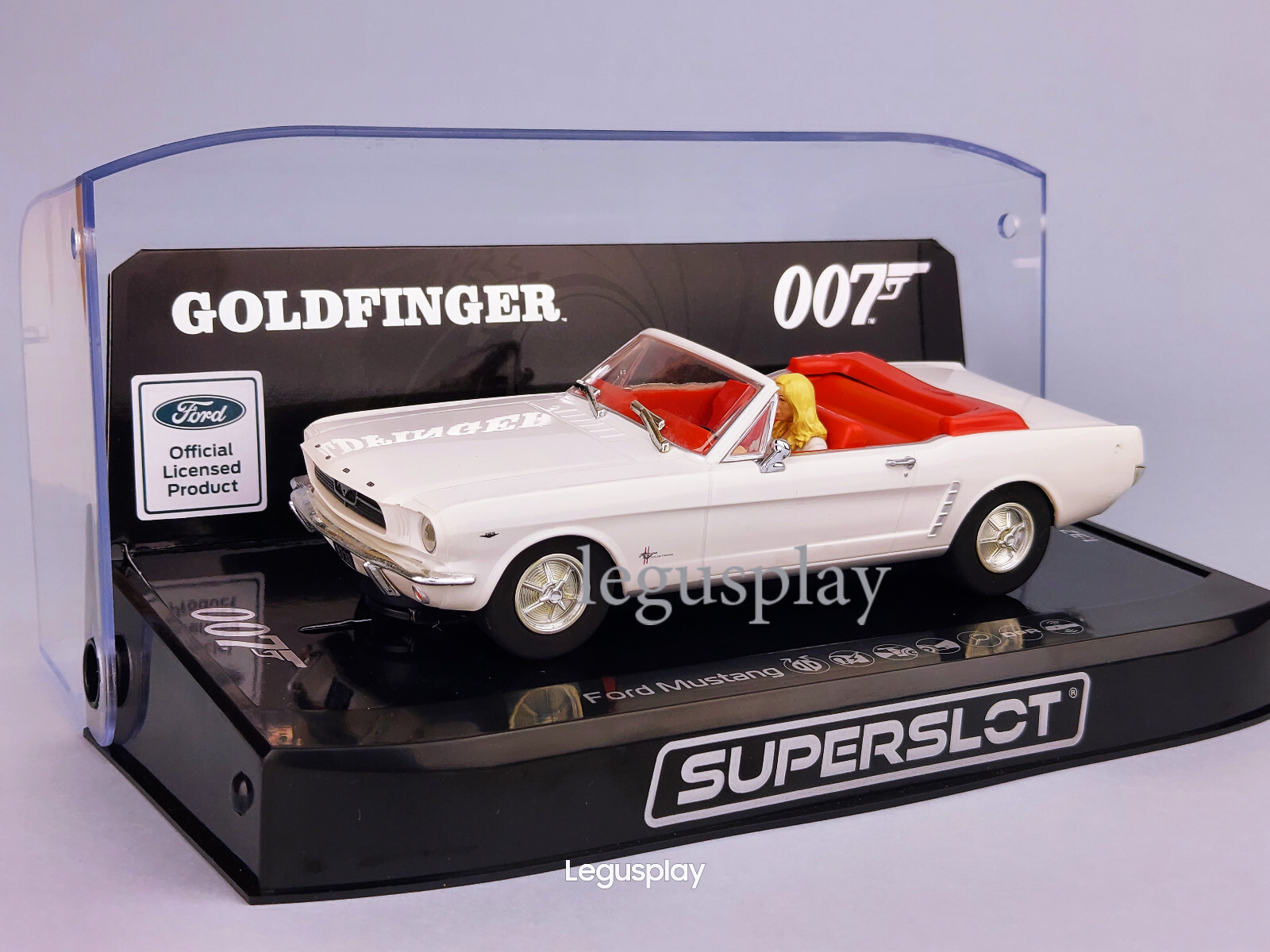 Slot Car Scalextric Superslot H4404 - Ford Mustang James Bond ""GOLDFINGER""