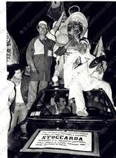 1989 Napoli Calcio FINALE COPPA UEFA Festeggiamenti sconfitta STOCCARDA Maradona