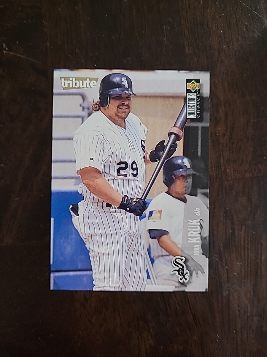 1996 Collector's Choice John Kruk #98 Tribute Chicago White Sox