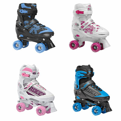 Roces Quaddy Kinder-Rollschuhe Größenverstellbar Verstellbar Roller Skates