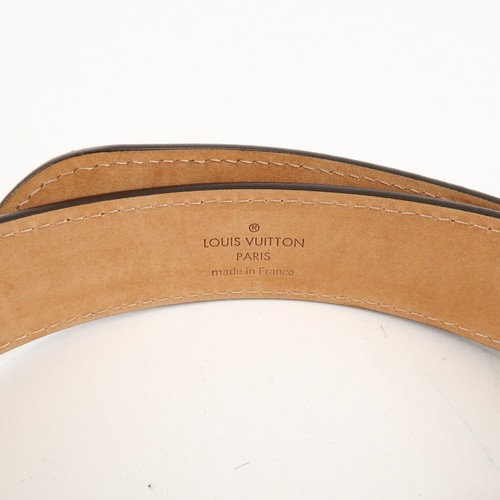 Louis Vuitton Monogram Saint Tulle Oval Belt 80/32 M9842 Auth Used - Picture 19 of 22