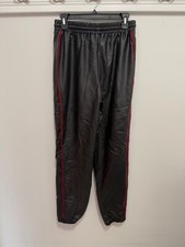 Forever 21 Black Faux Leather Pants Women Size M NEW with tags