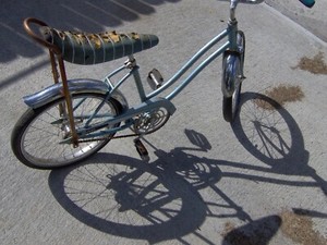 Foremost JC Penny Vintage 1970s Swinger  Girls Bike Banana Seat  Retro Parts
