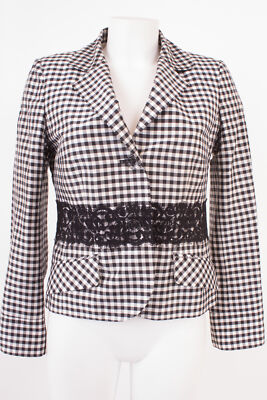 Elegance Paris Blazer Jacket Seide Damen Gr. DE 38