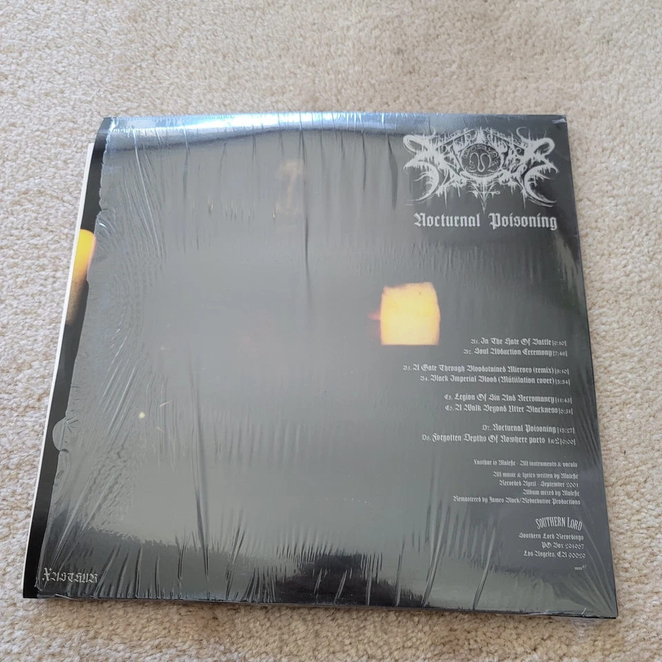 Xasthur Nocturnal Poisioning OG 2LP RED vinyl judas iscariot leviathan lim 250! Foto 2 de 2