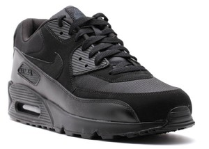 nike air max 90 essential black mesh