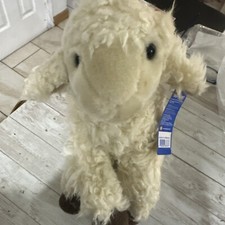 12" Animal Alley Toys R Us Cream Sheep Lamb Plush Stuffed Animal Soft Lovey 2010