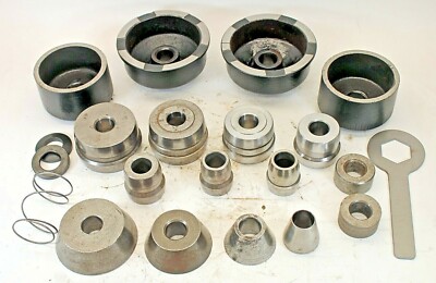 20 piece Accuturn / Bosch Brake Lathe Adapter Tooling Set for 1'' Arbor Ammco FMC