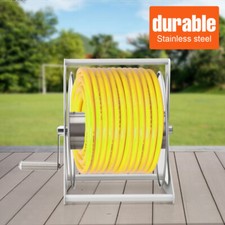 Garden Hose Reel Kit Free Standing Garden Watering Hose Pipe Holder fit 1/4" 40m