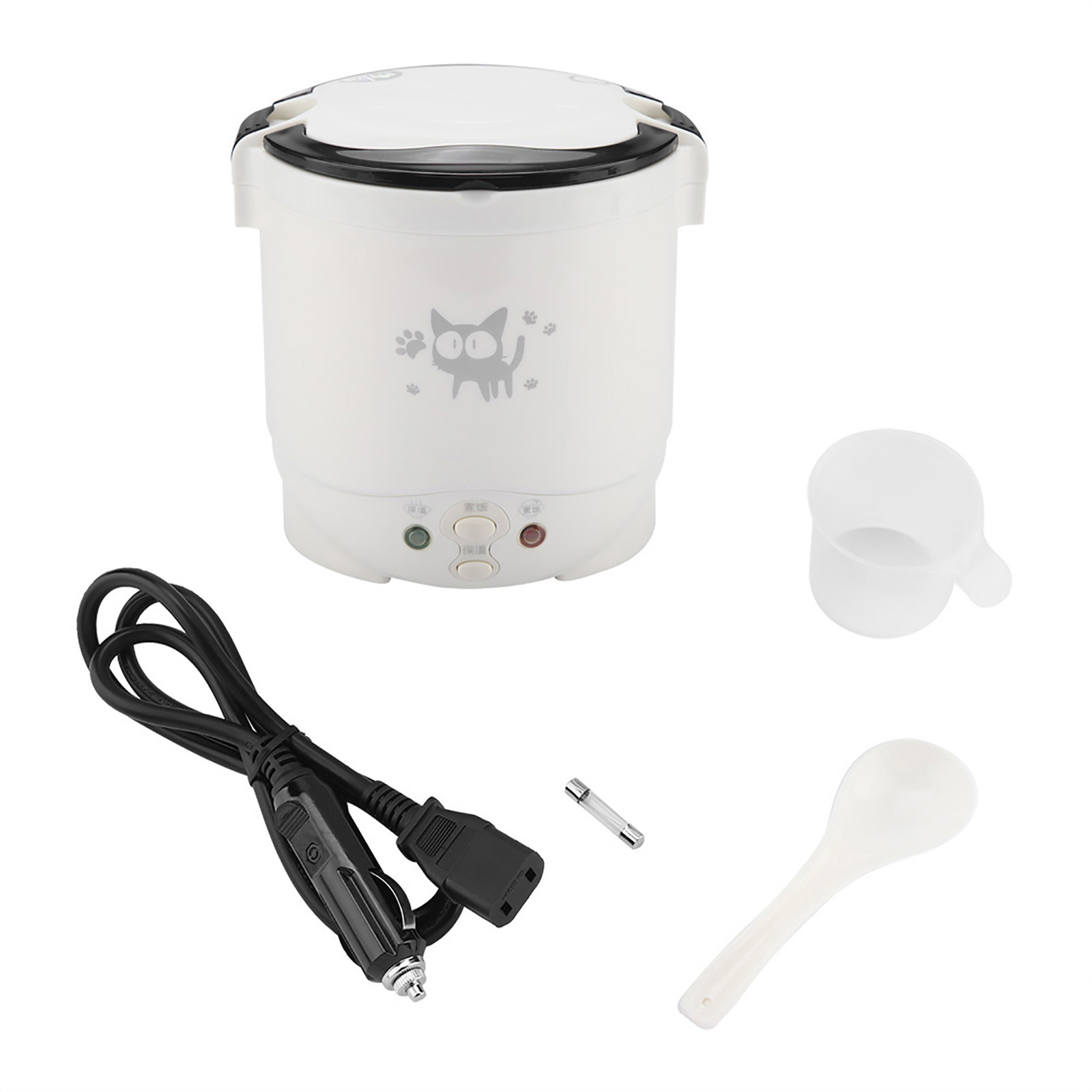 24V 140W 1L Electric Portable Multifunctional Rice Cooker Food Steamer For T Hot-image