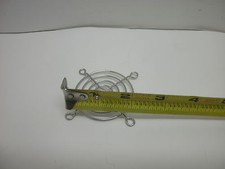FAN GRILL CHROME PROTECTIVE FINGER GUARD 2-1/8" FROM SCREW TO SCREW GRILL 2"