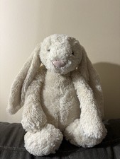 Large Cream Bashful Bunny Jellycat Loved