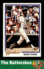 1978 Topps #690 Mickey Rivers   NM/NM+ X3741367