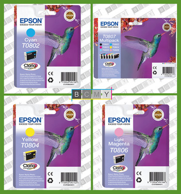 Epson T080 Tintenpatrone Auswahl für P50 / PX730WD / PX830FWD Fotodrucker