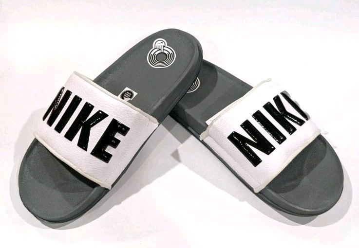 Men\'s Nike Offcourt Slide Dark Grey/Black-White (BQ4639 001) Size 12 Nike Offcourt Slide Mens Bq4639-001 Size 6, Dark Grey/Black  main image 3