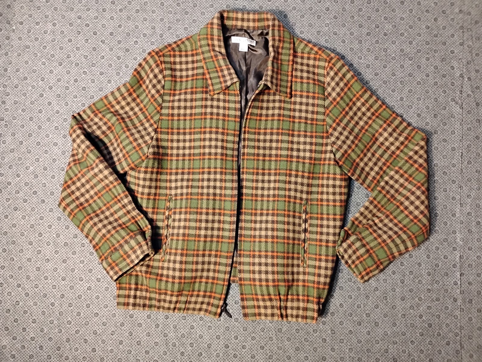 Pendleton Jacket Full Zip Women's Medium Brown Pl… - image 1
