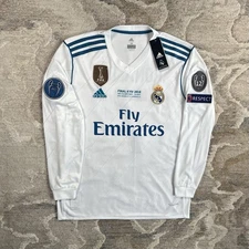 🎄GET BEFORE CHRISTMAS | Real Madrid Adidas 17/18 Home T-Shirt |Bale #11 ⭐ S ✅