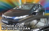 Windabweiser Regenabweiser Heko FüR Honda Civic 2012-2016 4-TüRer 2-Tlg