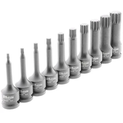 RICHMANN TOOLS Schlagschrauber Steckschlüssel Vielzahn M4-M20 Schlagnuss 12-Kant Stecknuss Bit