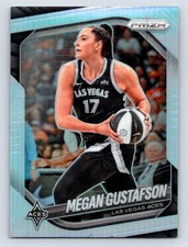 Megan Gustafson Silver Prizm 2025 Panini Prizm WNBA #49