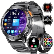 Military Smart Watches for Men Answer/Make Calls LED EF5-L-ZSX