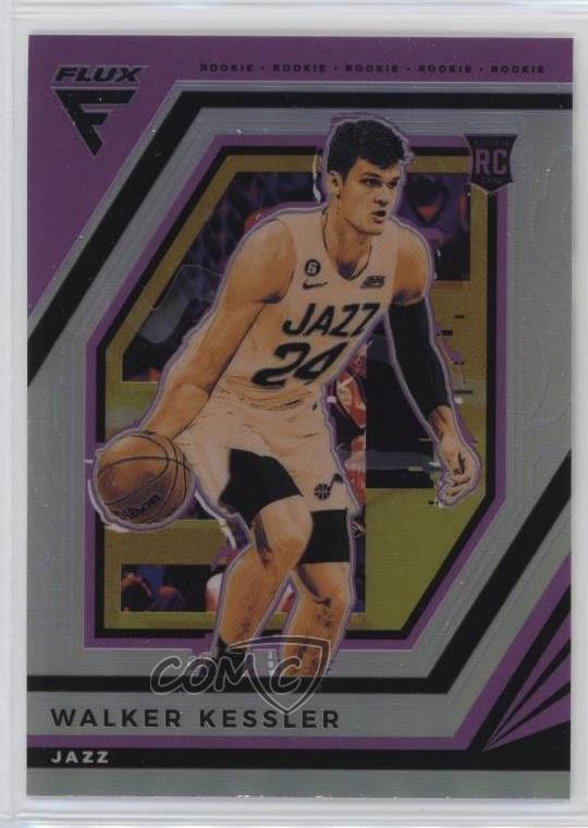 2022-23 Panini Flux Rookies Silver Prizm Walker Kessler #250 Rookie RC 12vy