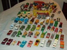 JOB LOT VINTAGE LESNEY, MATCHBOX + OTHERS. PLAYWORN & AS FOUND
