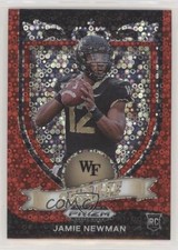 2021 Panini Prizm Draft Picks Crusade Red Circles Prizm Jamie Newman #174 06y2