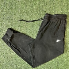 Nike Joggers Mens XL Black Club Fleece FQ4330-010 Tapered Cotton Sweatpants