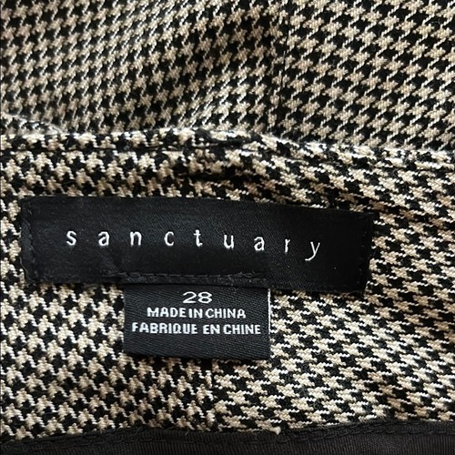 Sanctuary Polished Cargo Pants Houndstooth Womens 28 - Picture 5 of 9