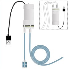 5V selbstansaugende USB Wasserpumpe 4L/min 10cm x 2,5cm weiß Kunststoffgehäuse