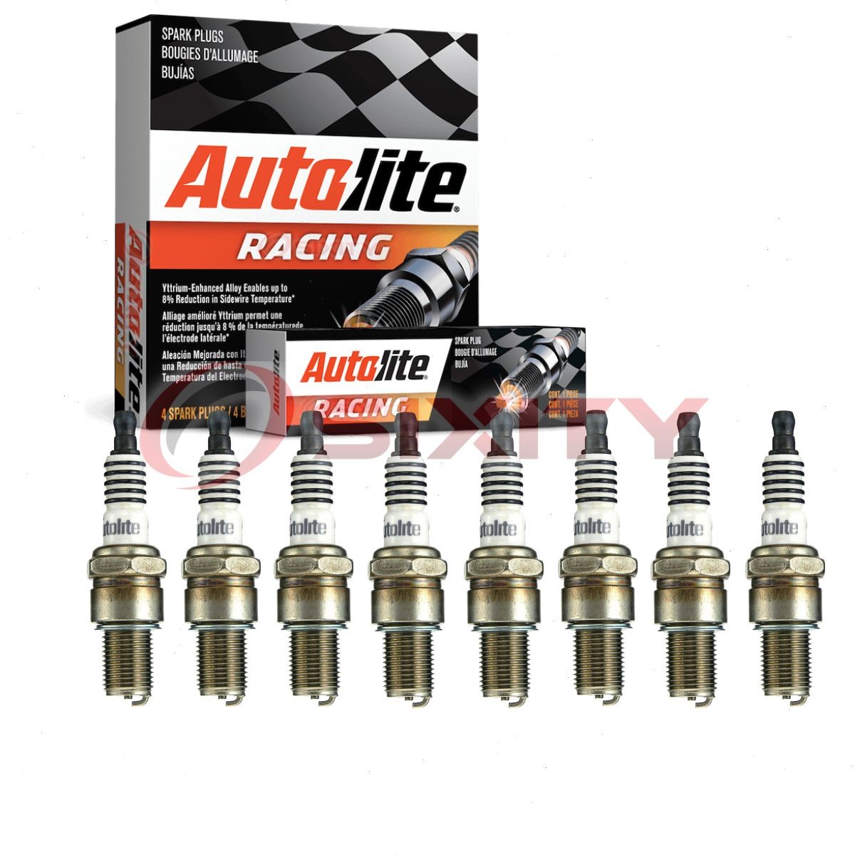 8 pc Autolite Racing AR2593 Spark Plugs for AG071 825 687 4074 2611 Ignition xg