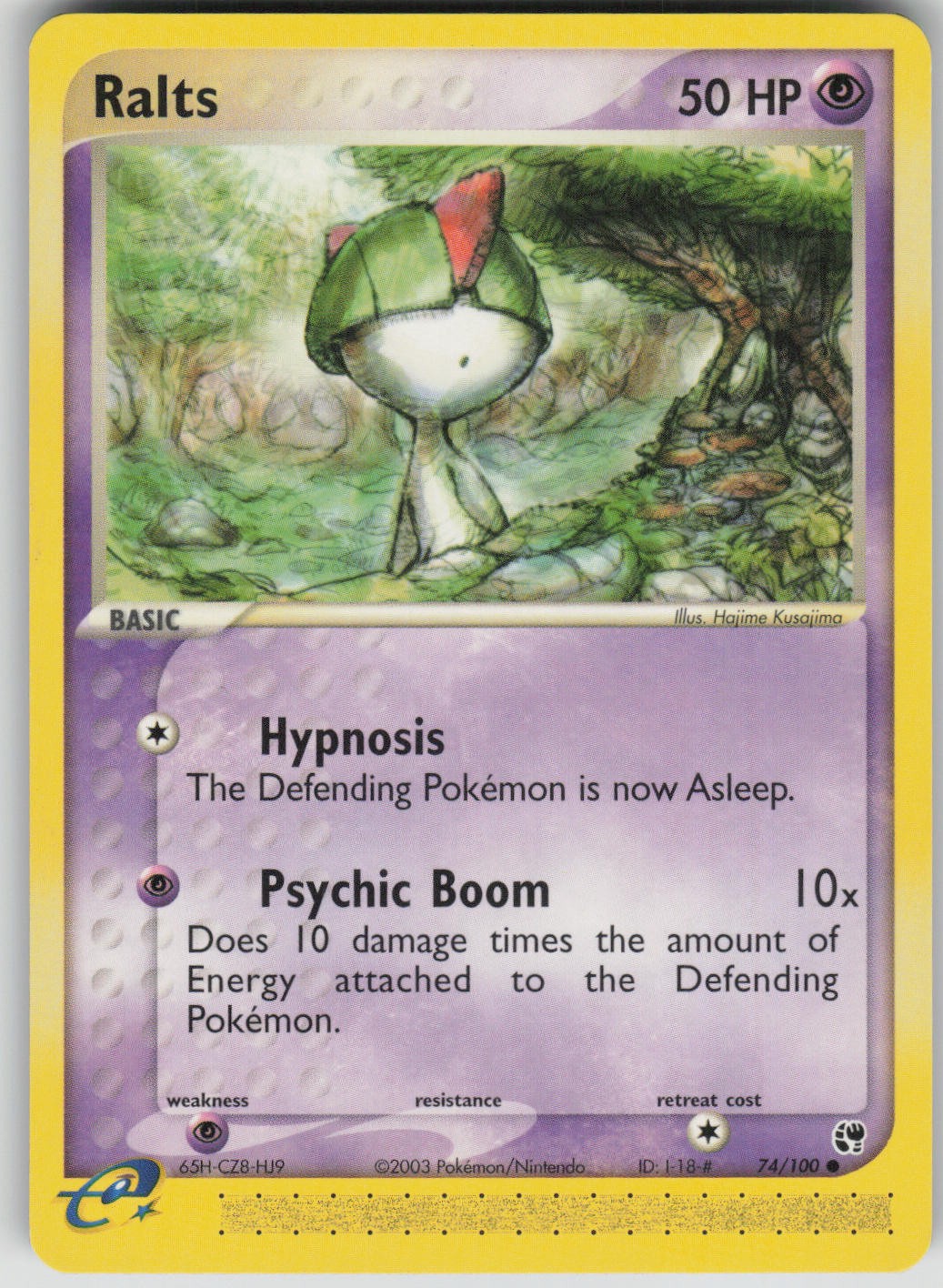 Pokemon TCG Ralts Common EX Battle Stadium 74