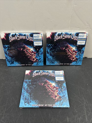 #ad Lot Of 3 Black STONE CHERRY SCREAMIN AT THE SKY CD WALMART SIGNED AUTOGRAPHED $25.49