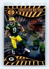 2024 Panini Illusions Football Cubic Trophy Collection Christian Watson #28