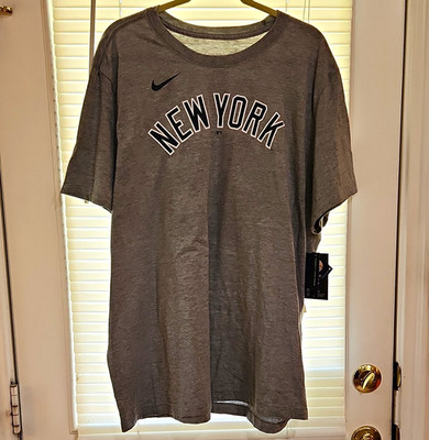 Nike New York Yankees Gerrit Cole #45 Gray Short Sleeve T-Shirt Men's 2XL