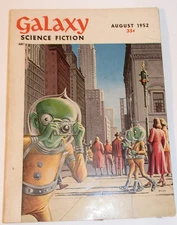 Galaxy Science Fiction August 1952 Magazine Book