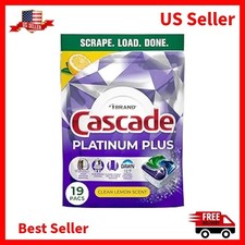 Cascade Platinum Plus Dishwasher Detergent Pods, Advanced Cleaning Power
