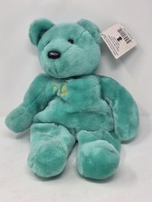 1999 Salvino's Big Bammers Ken Griffey Jr 24 Teal Plush Bear w/ Tags Vintage