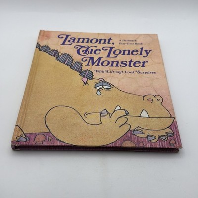 Lamont The Lonely Monster LIFT & LOOK SURPRISES Hallmark book by Dean Walley HC