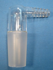 ADAPTER 90' BEND WITH HOSE CONNECTION 24/40 FREE SHIPPING     A